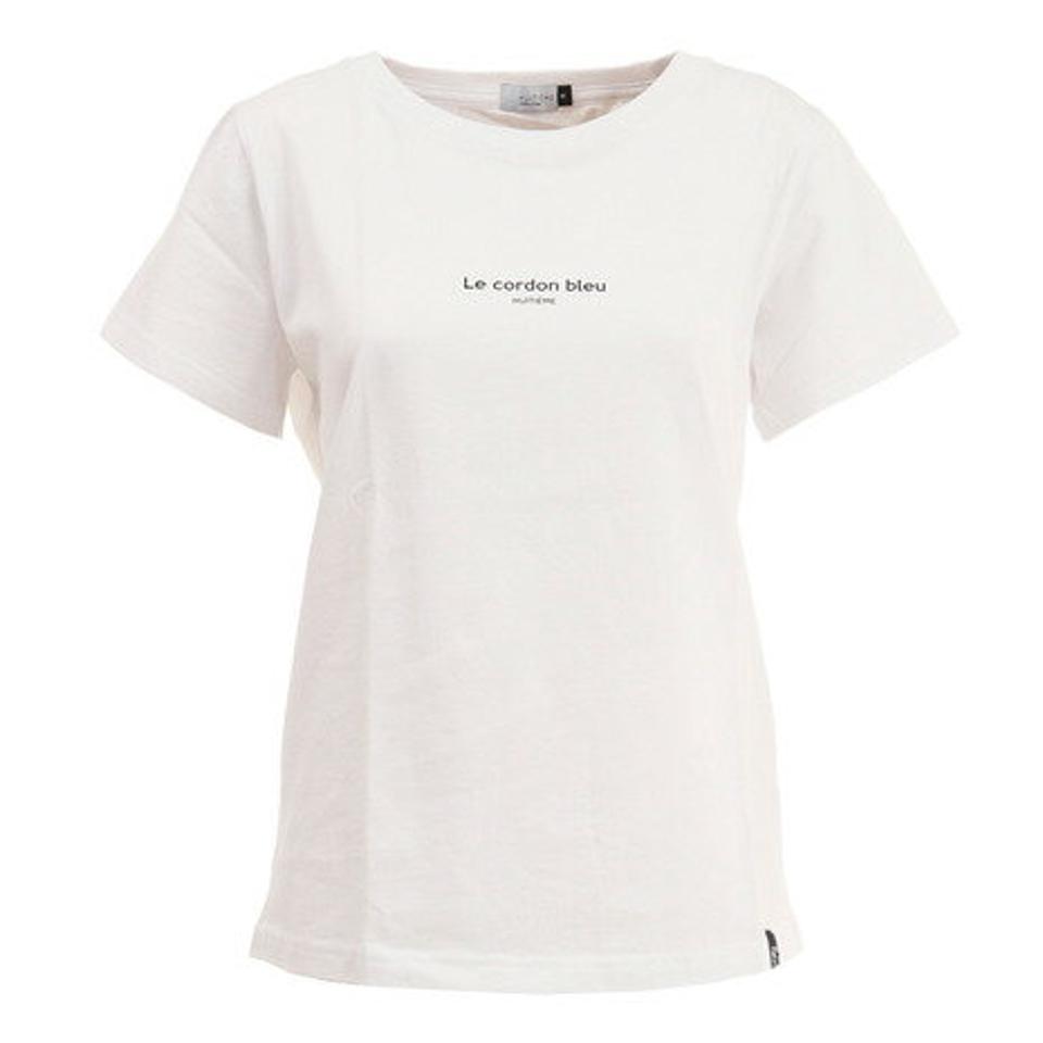 ウィッテム（HUITIEME）（レディース）TINY PRINT 半袖Tシャツ HU20SCD864421 WHT