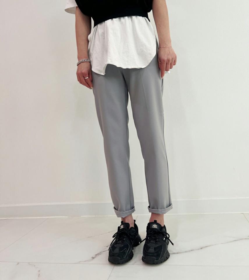 ドロストーイージースリムパンツ・p004139 レディース 【pt】パンツ ロング丈 単色 無地 シンプル ベーシック ドロスト イージー スリム 細身 タイト スリム 細身 タイト パステル 春 夏 秋 冬 カジュアル 韓国ファッション MKT