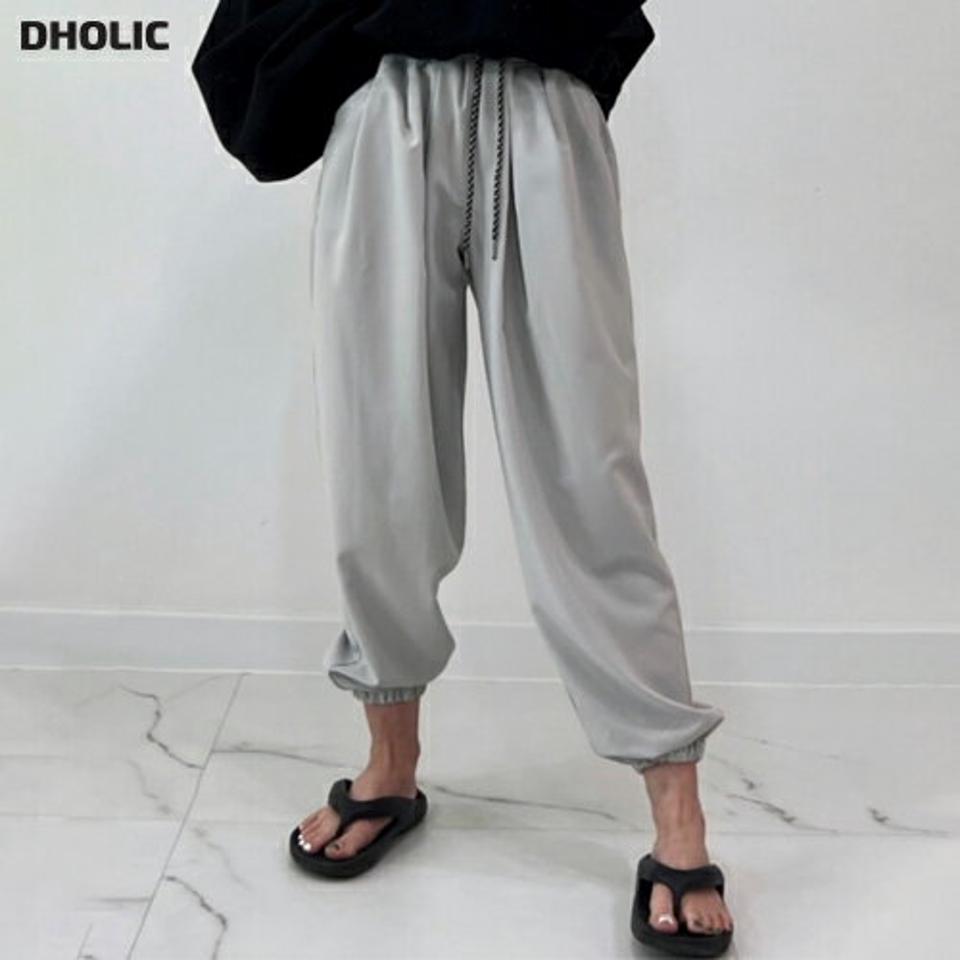 パターンストリングジョガーパンツ・p004133 レディース 【pt】パンツ ロング丈 単色 無地 シンプル ベーシック ストリング ジョガー ウエストゴム 楽ちん ストリング 春 夏 秋 冬 カジュアル ラフ ストリート 韓国ファッション MKT