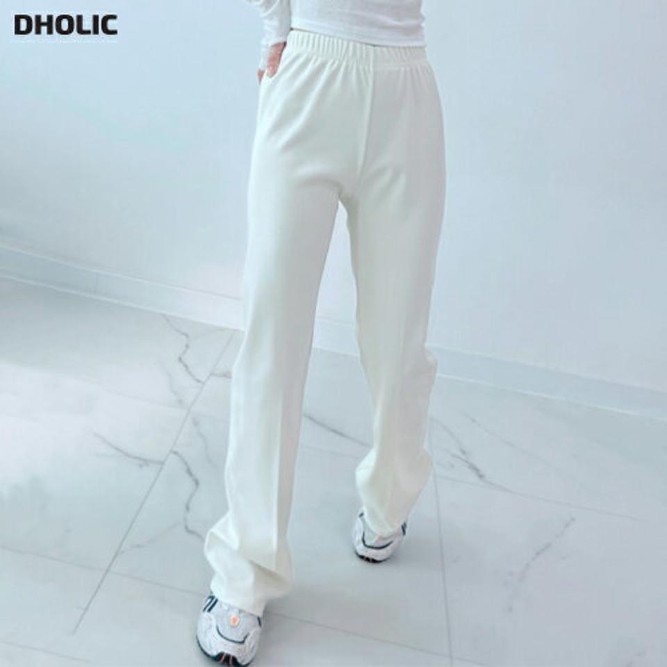 イージーフレアパンツ・p004130 レディース 【pt】パンツ ロング丈 単色 無地 シンプル ベーシック イージー ウエストゴム フレア 春 夏 秋 冬 カジュアル ラフ ゆったり 楽ちん ストリート 韓国ファッション MKT