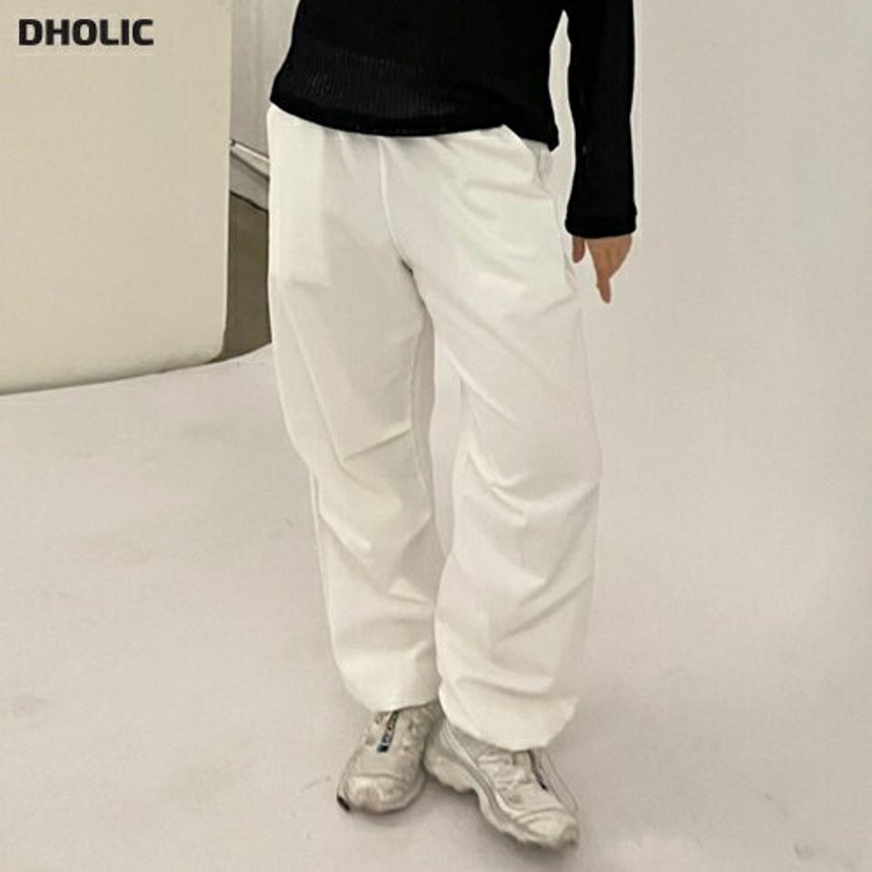 2WAYドロストヘムパンツ・p004114 レディース 【pt】パンツ ロング丈 ワイド 単色 無地 シンプル ベーシック 2WAY ストレート ジョガー 春 夏 秋 冬 ドロスト カジュアル ラフ ゆったり ストリート 韓国ファッション MKT