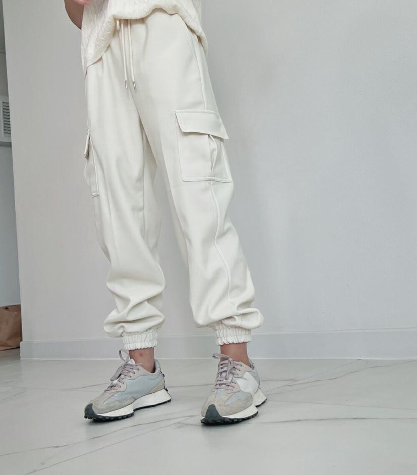 ドロストジョガーカーゴパンツ・p004117 レディース 【pt】パンツ ロング丈 ジョガーパンツ 単色 無地 シンプル ベーシック ドロスト カーゴ ウエストゴム 春 夏 秋 冬 ストリート カジュアル ラフ 韓国ファッション MKT