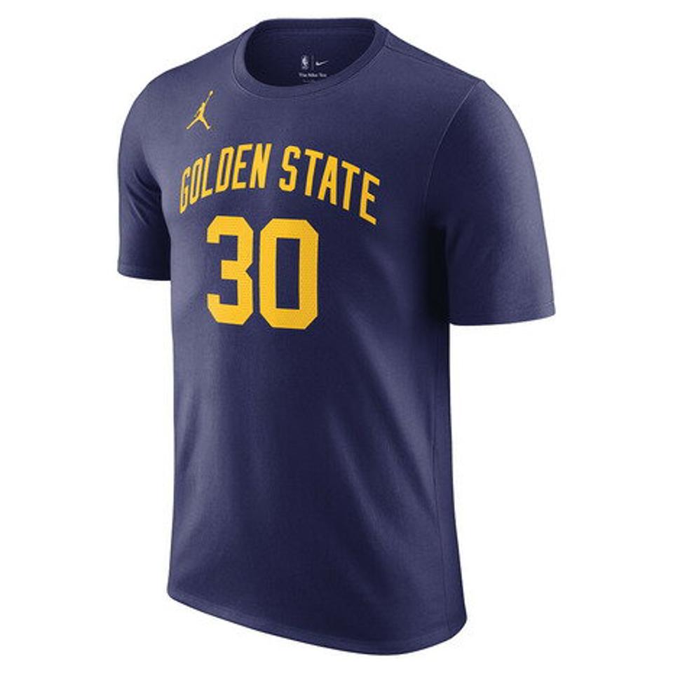 ナイキ(NIKE)(メンズ)ゴールデンステートウォリアーズ ステフィンカリー バスケットボールウェア NBA GSW 半袖 Tシャツ DV5772-422