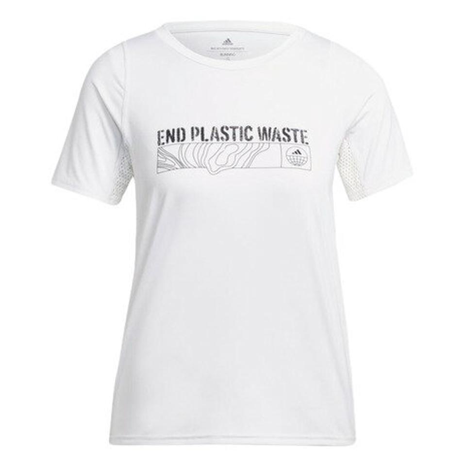 【20%OFFクーポン対象！3/17まで】アディダス（adidas）（レディース）半袖 Tシャツ レディース 白 パーレイ ラン ファスト UU585-HA4299