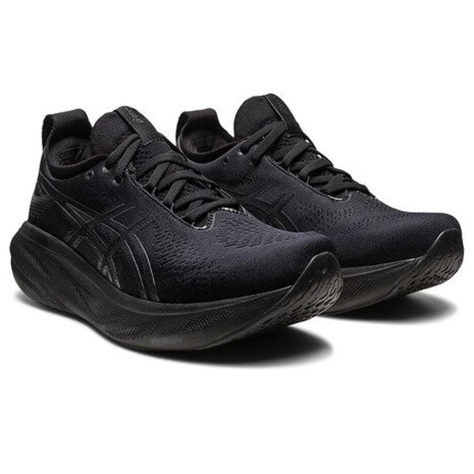 アシックス（ASICS）（レディース）ランニングシューズ ゲル ニンバス 25 ブラック 1012B356.002 スニーカー ジョギング トレーニング クッション
