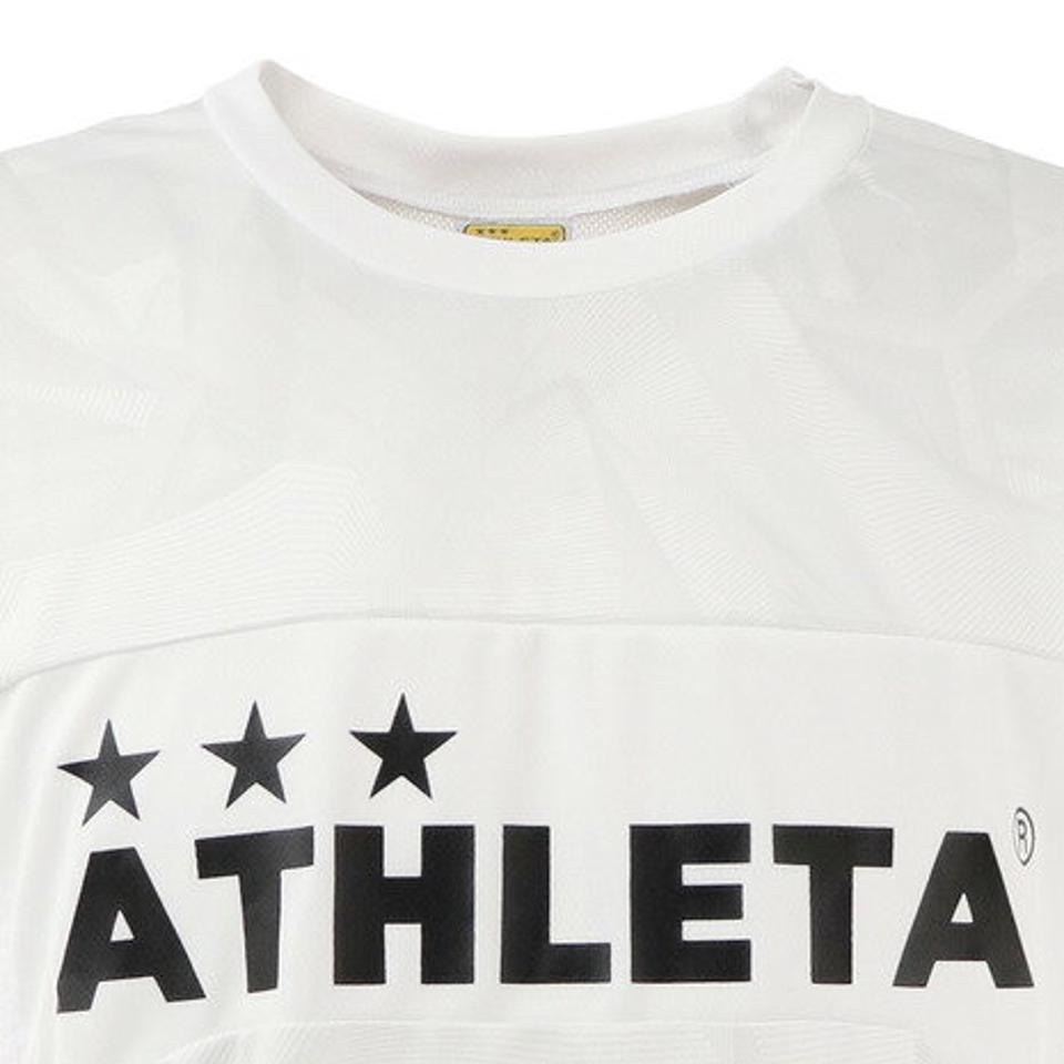 アスレタ(ATHLETA)(メンズ)サッカーウェア メンズ Tシャツ ニットメッシュ プラクティスシャツ 2343 WHT