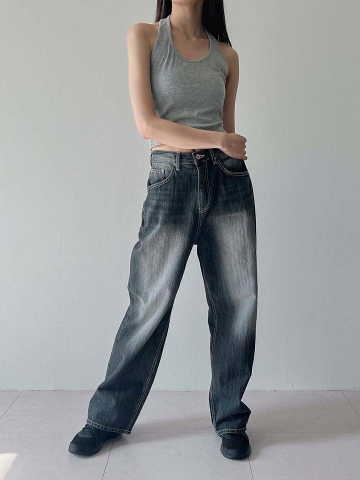 ホルターネックタンクトップ・p004389 レディース 【tops】トップス Tシャツ ノースリーブ スリーブレス ホルターネック タンクトップ 単色 無地 シンプル ベーシック 春 夏 クロップド丈 カジュアル ラフ 韓国ファッション MKT