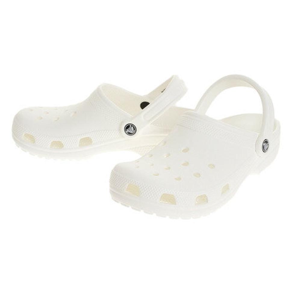 クロックス（crocs）（メンズ、レディース）クラシック クロッグ Classic Clog WHITE 白 ホワイト 10001 100 21 メンズ レディース 靴 シューズ