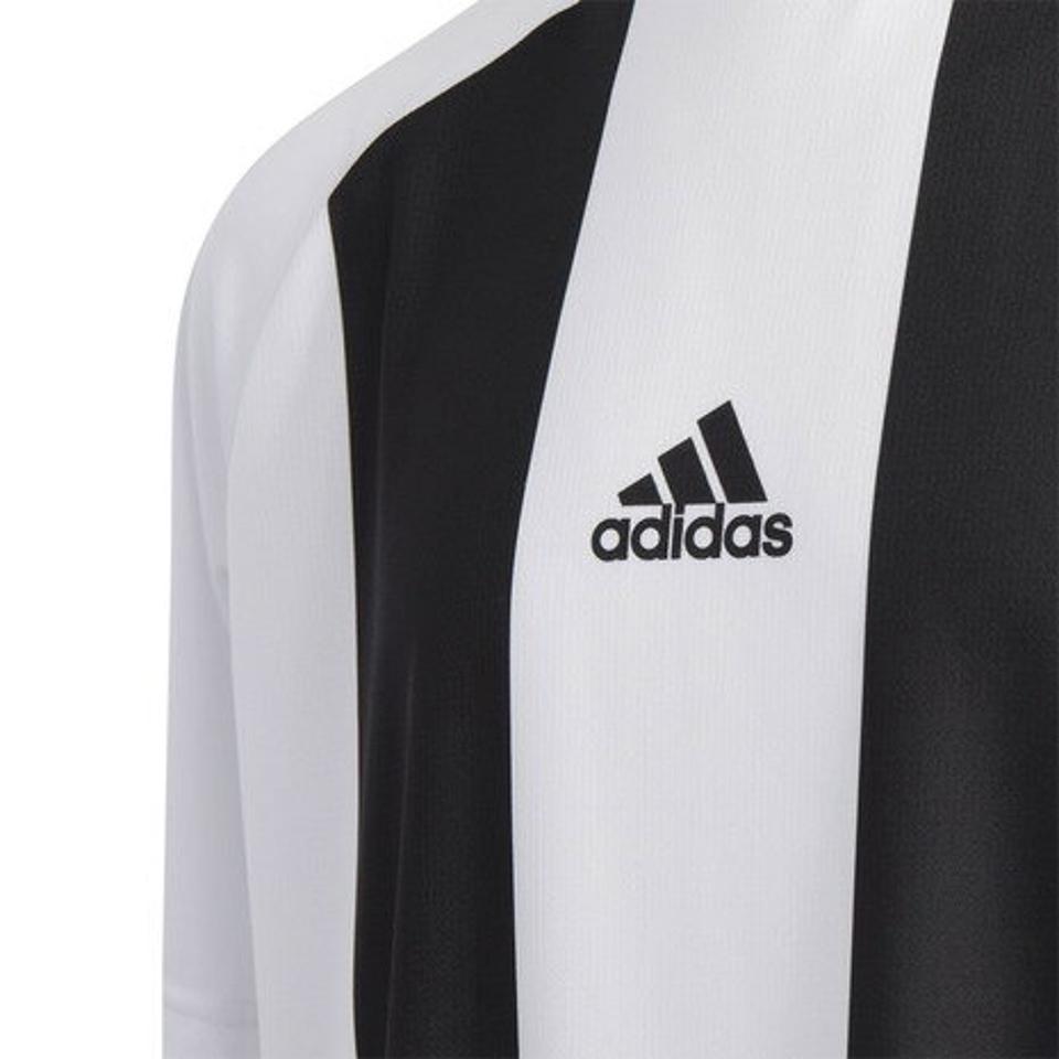 アディダス(adidas)(キッズ)半袖Tシャツ キッズ ストライプ ニット BVF61-IA9321