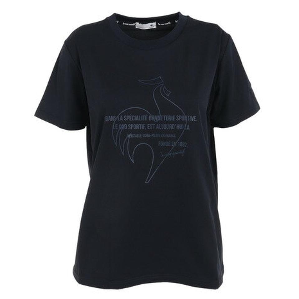 ルコック スポルティフ（le coq sportif）（レディース）半袖シャツ レディース ヘランカ SUNSCREEN QMWVJA01 NV