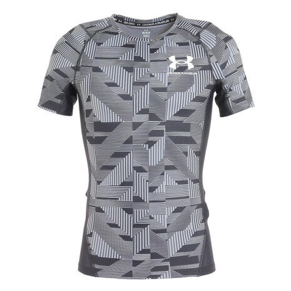 アンダーアーマー（UNDER ARMOUR）（メンズ）半袖シャツ メンズ アイソチル コンプレッション NV 1378345 001 冷感 速乾 ヒートギア(夏向け)