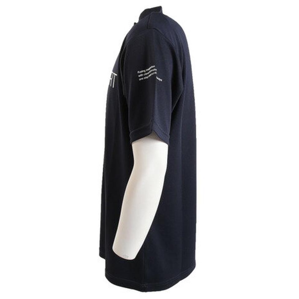 デサント（DESCENTE）（メンズ）半袖Tシャツ メンズ スムースモックネックシャツ DX-C2501XB NV