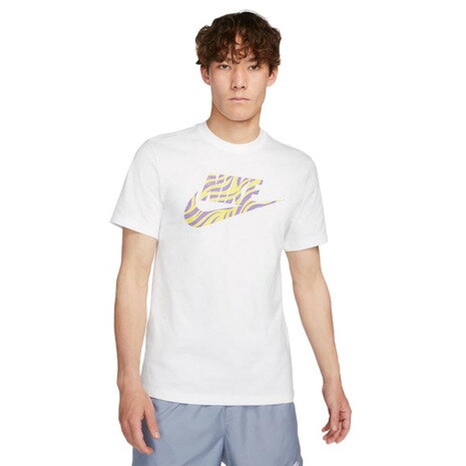 ナイキ（NIKE）（メンズ）半袖Tシャツ メンズ 白 コットン NSW BRANDRIFFS フューチュラ FB9820-100