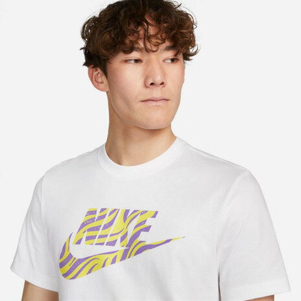 ナイキ（NIKE）（メンズ）半袖Tシャツ メンズ 白 コットン NSW BRANDRIFFS フューチュラ FB9820-100