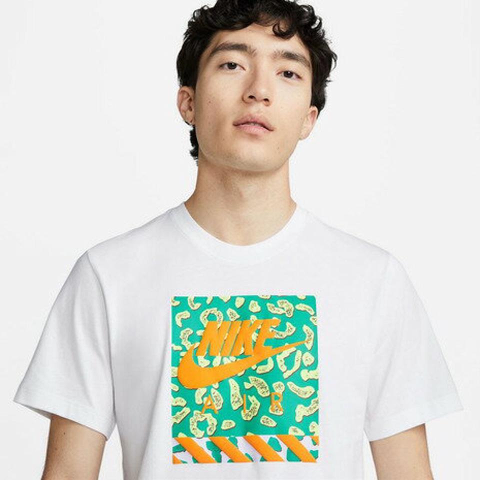ナイキ（NIKE）（メンズ）半袖Tシャツ メンズ 白 コットン NSW BRANDRIFFS HBR FB9816-100