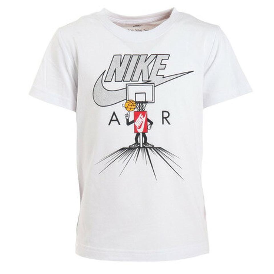 ナイキ（NIKE）（キッズ）Tシャツ 半袖 キッズ 白 ホワイト ICONS OF PLAY 86K607-001 ※要サイズ確認