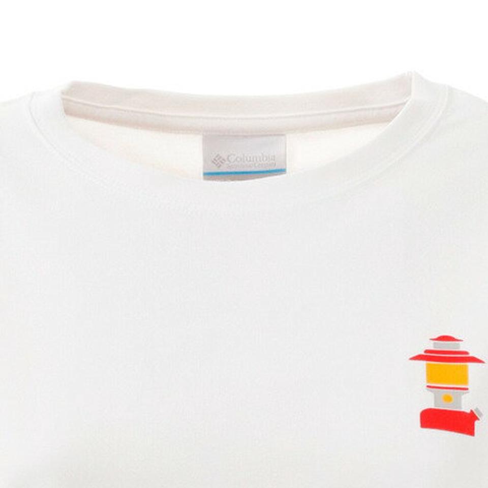 コロンビア(Columbia)(レディース)半袖Tシャツ ヤハラフォレストウィメンズTシャツ PL1065 100 ホワイト カットソー トップス UVカット