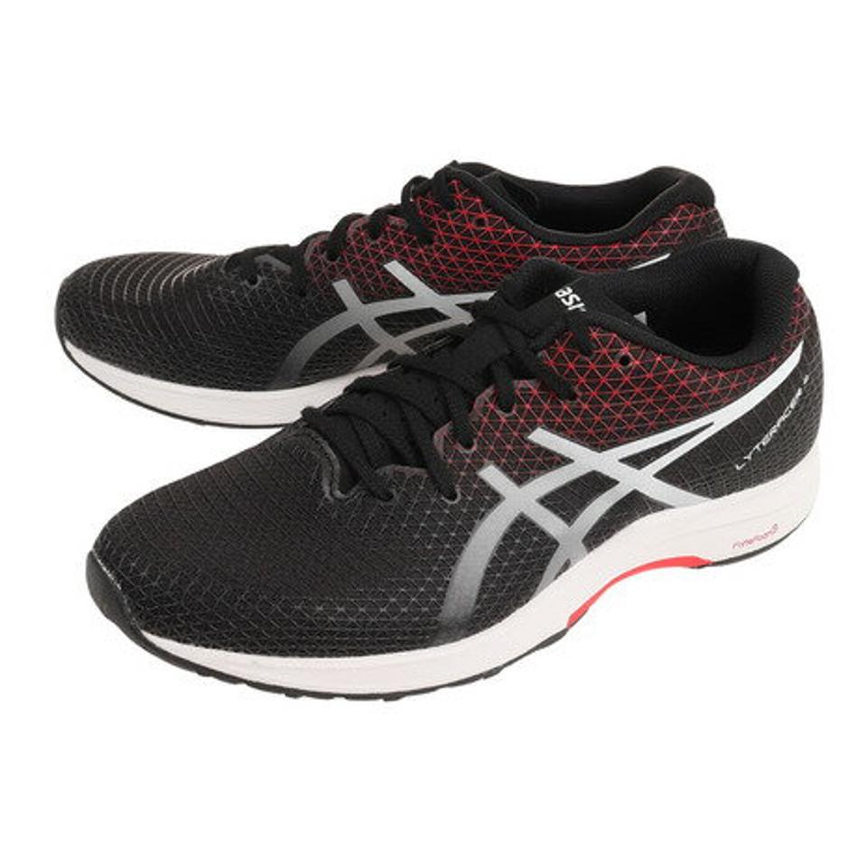 【11/5 24h限定 エントリー＆対象4店舗買い回りで最大P10倍！】アシックス（ASICS）（メンズ）ランニングシューズ ライトレーサー 4 ブラック 1011B349.002 スニーカー トレーニング レーシング 部活