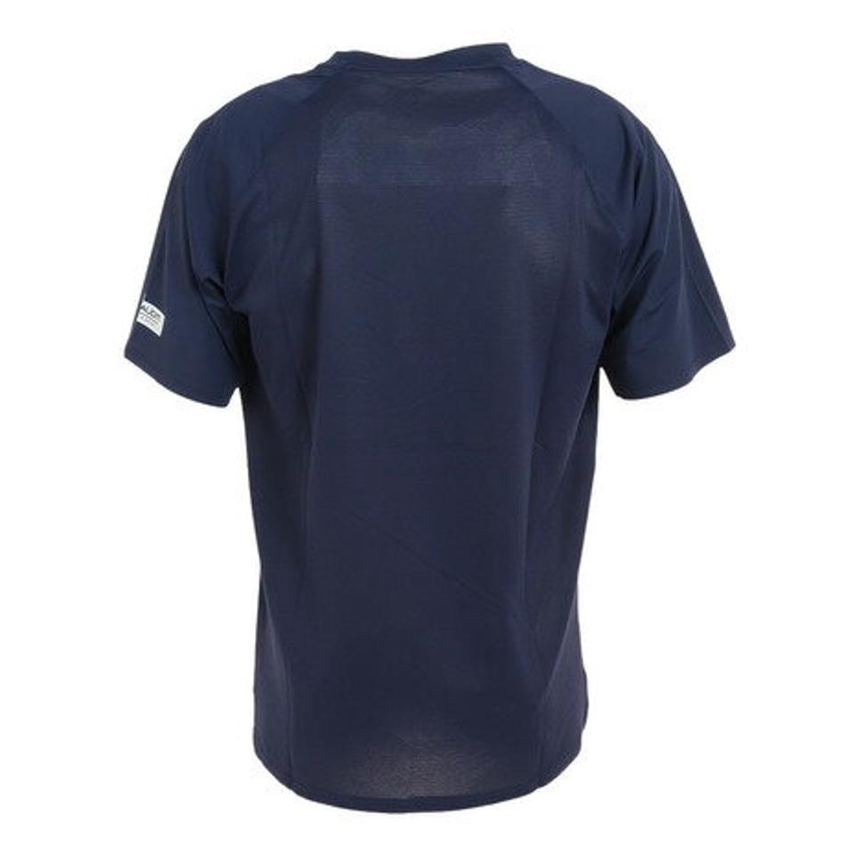 ジローム(GIRAUDM)(メンズ)ドライプラスクール 半袖プリントTシャツ CT3S0029-TR863-GRHD NVY