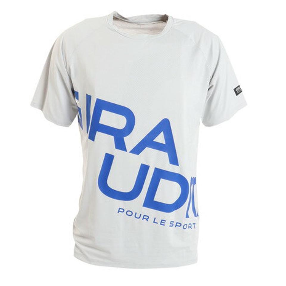 ジローム(GIRAUDM)(メンズ)ドライプラスクール プリント半袖Tシャツ CT3S0028-TR863-GRHD IGRY