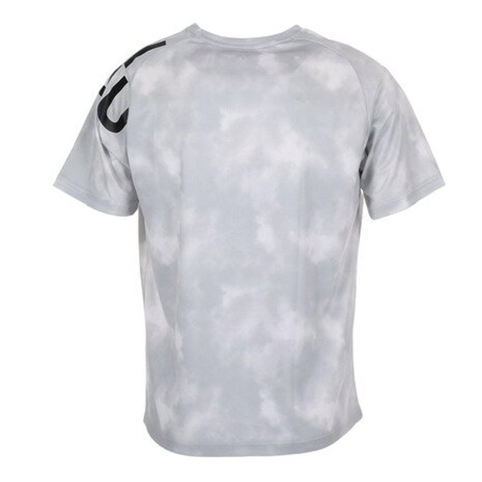 ジローム(GIRAUDM)(メンズ)ドライプラス メッシュ プリント Tシャツ CT3S0021-TR863-GRSD IGRY