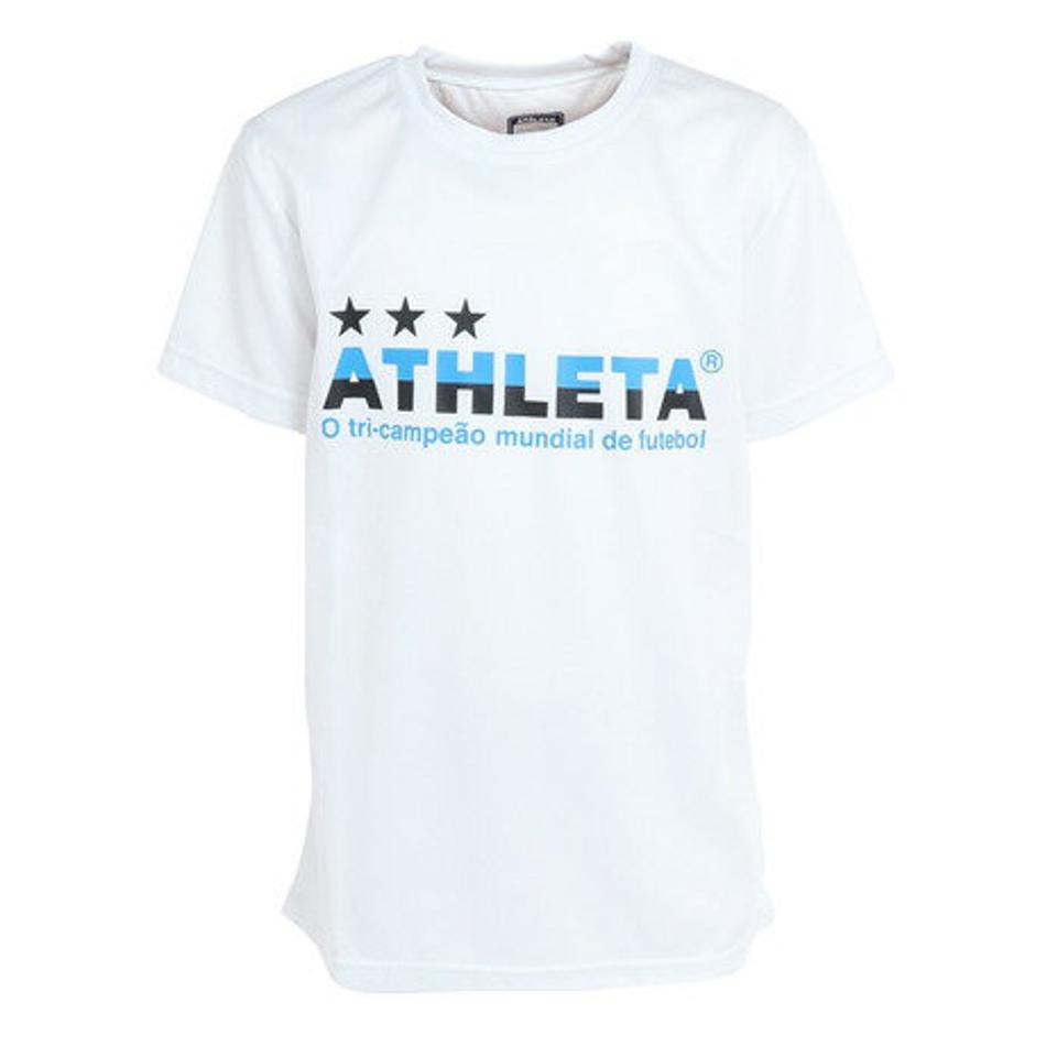 アスレタ(ATHLETA)(キッズ)サッカー フットサルウェア ジュニア プラクティスTシャツ XE-437J WHT