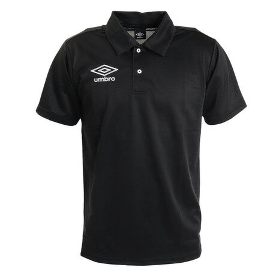 【2点10%OFFクーポン対象！8/10まで】アンブロ（UMBRO）（メンズ）ポロシャツ メンズ ドライ UBS7601 BLK