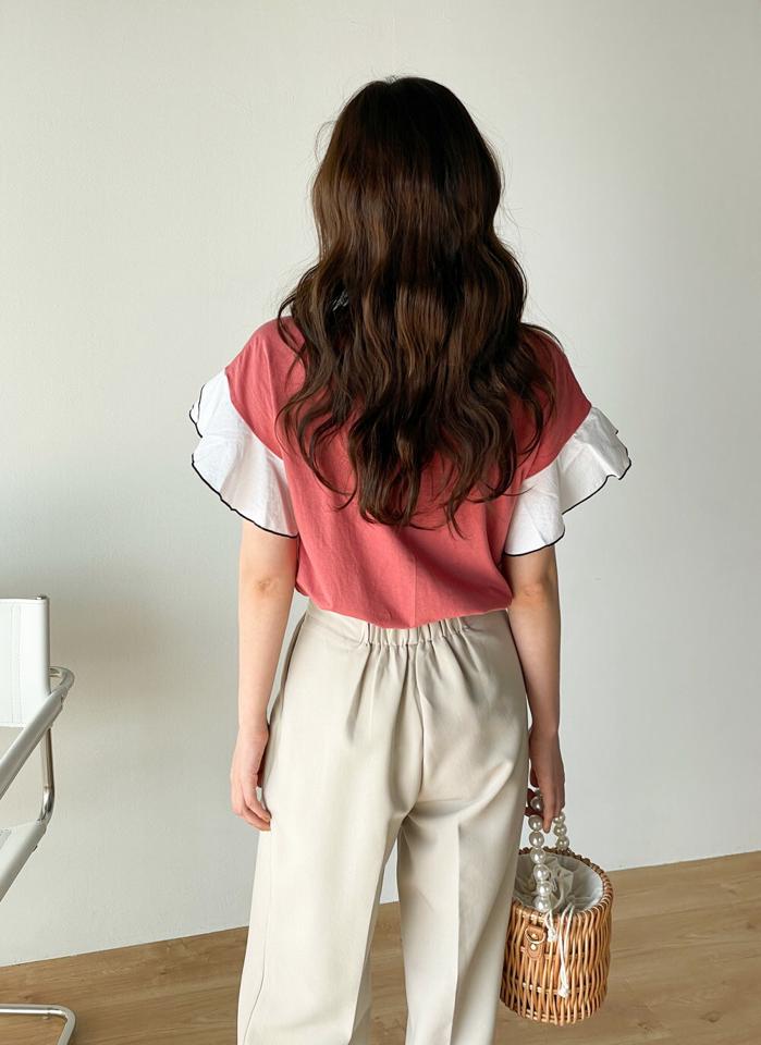 ホックワイドスラックス・t00519 レディース 【pt】 韓国ファッション ボトムス パンツ スラックス ロング丈 ハイウエスト ホック ワイド ストレート ゆったり レーヨン昆 無地 オフィスカジュアル デイリー 春 夏 カジュアル