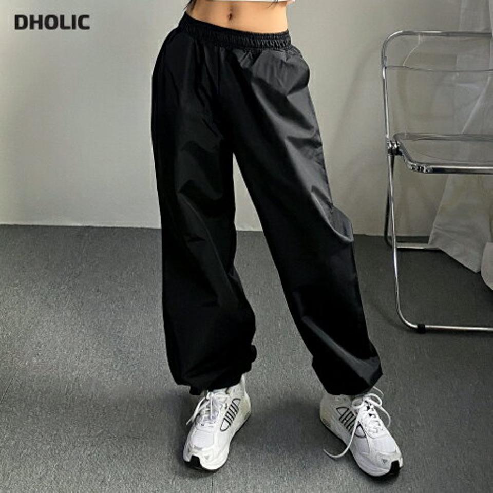 2WAYナイロンワイドパンツ・p004294 レディース 【pt】パンツ ロング丈 単色 無地 シンプル ベーシック 2WAY ストレート ジョガー ワイド ナイロン 秋 冬 春 夏 カジュアル ラフ ストリート 韓国ファッション MKT