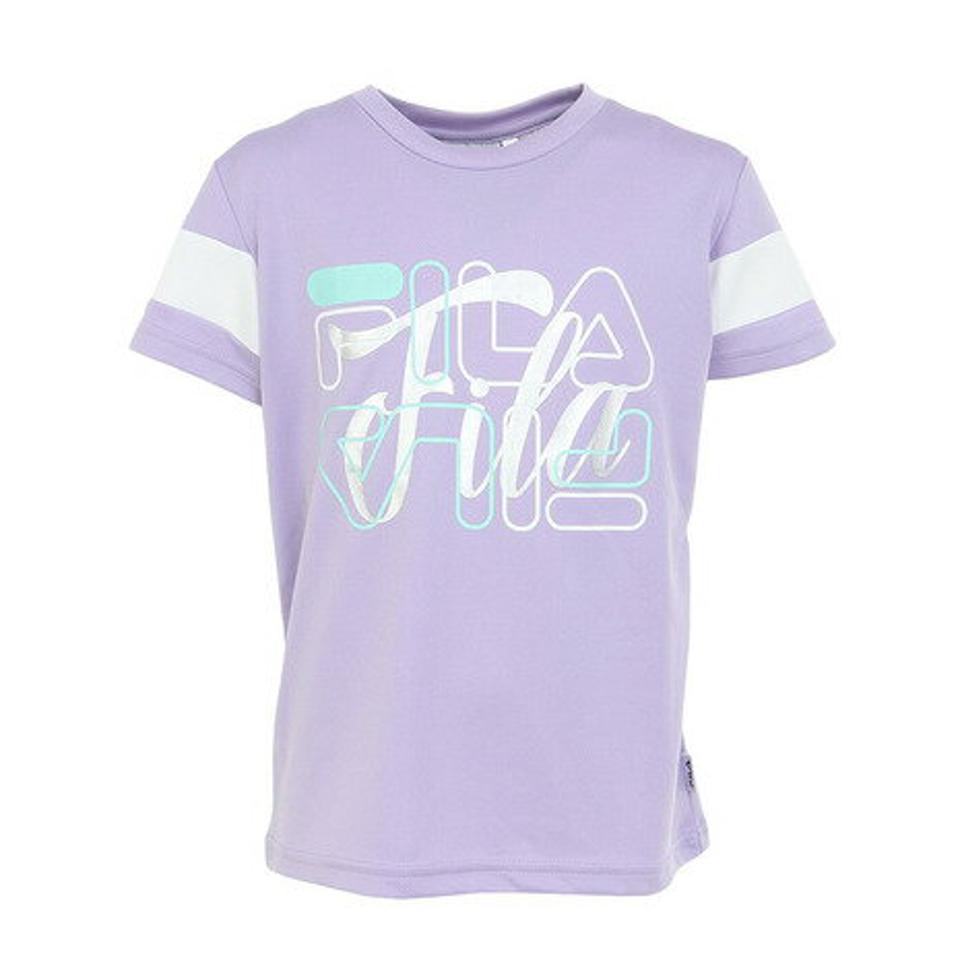 フィラ(FILA)(キッズ)ガールズ 半袖Tシャツ 113-704 LAV