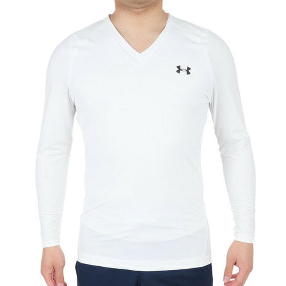 アンダーアーマー（UNDER ARMOUR）（メンズ）ゴルフウェア インナー アイソチル フィッティド Vネック 長袖アンダーシャツ 1364334