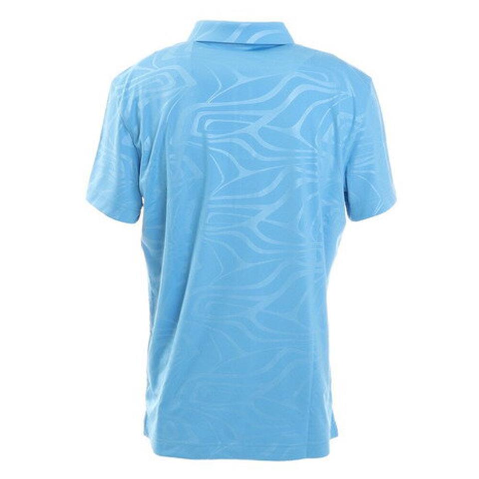 J.LINDEBERG（メンズ）ゴルフウェア 4WAYストレッチ プリント半袖ポロシャツ スリムフィット 071-24452-095