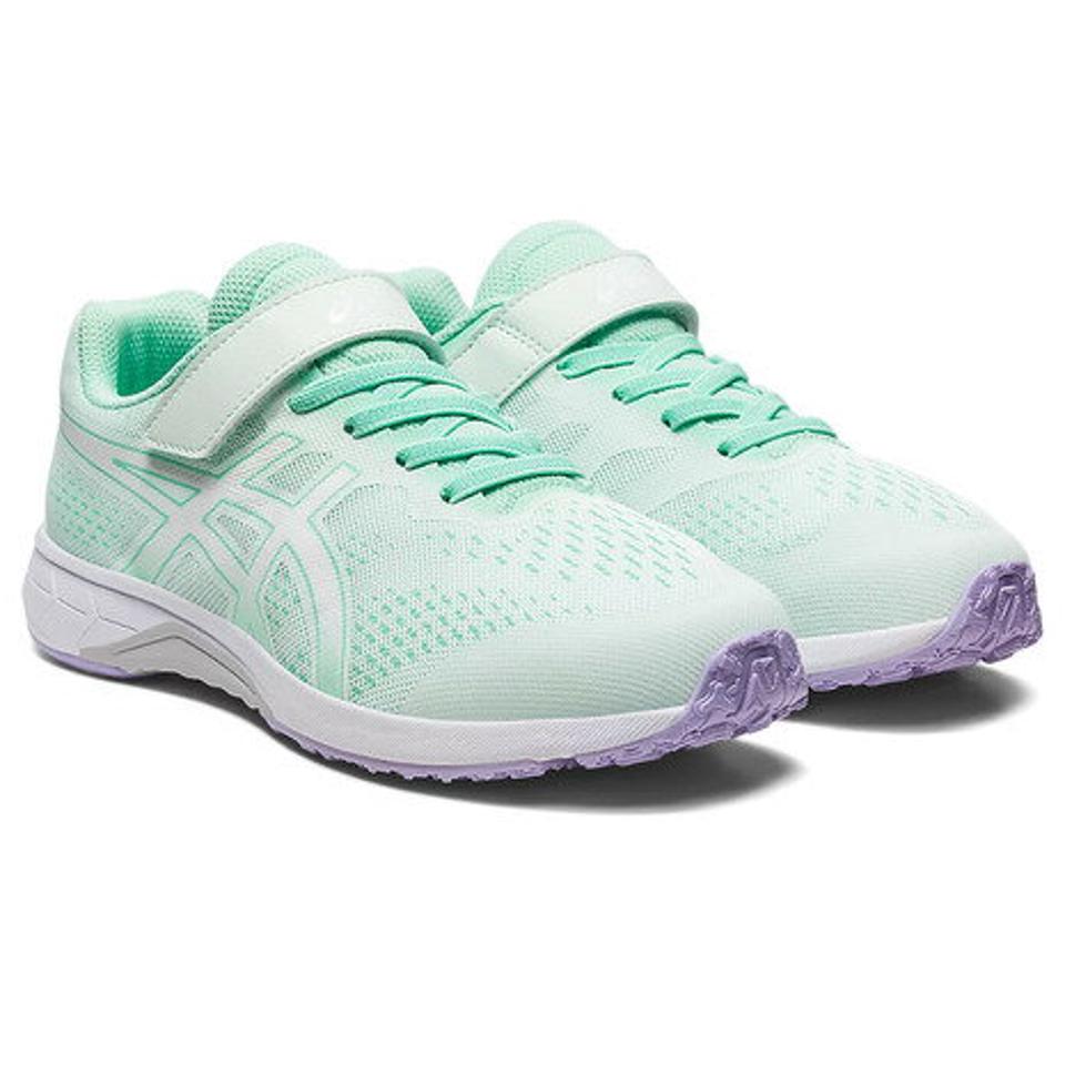 アシックス（ASICS）（キッズ）ジュニア スポーツ シューズ レーザービーム RH-MG ミント 1154A146.301 スニーカー ベルクロ ベルト付き 消臭 通気性
