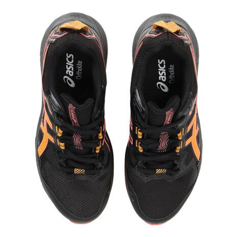 アシックス（ASICS）（レディース）ランニングシューズ ゲル ソノマ 7 GTX ブラック ピンク 1012B414.003 スニーカー トレイルラン クッション 防水