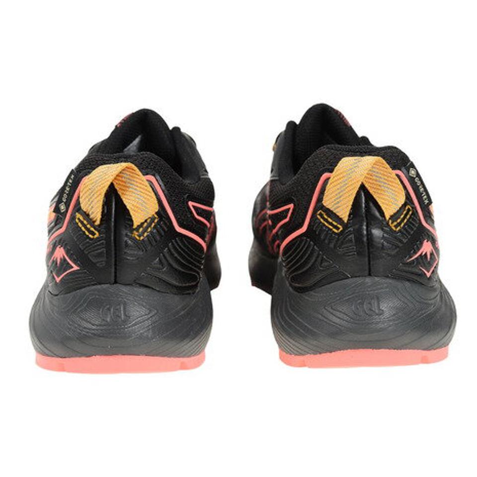 アシックス（ASICS）（レディース）ランニングシューズ ゲル ソノマ 7 GTX ブラック ピンク 1012B414.003 スニーカー トレイルラン クッション 防水