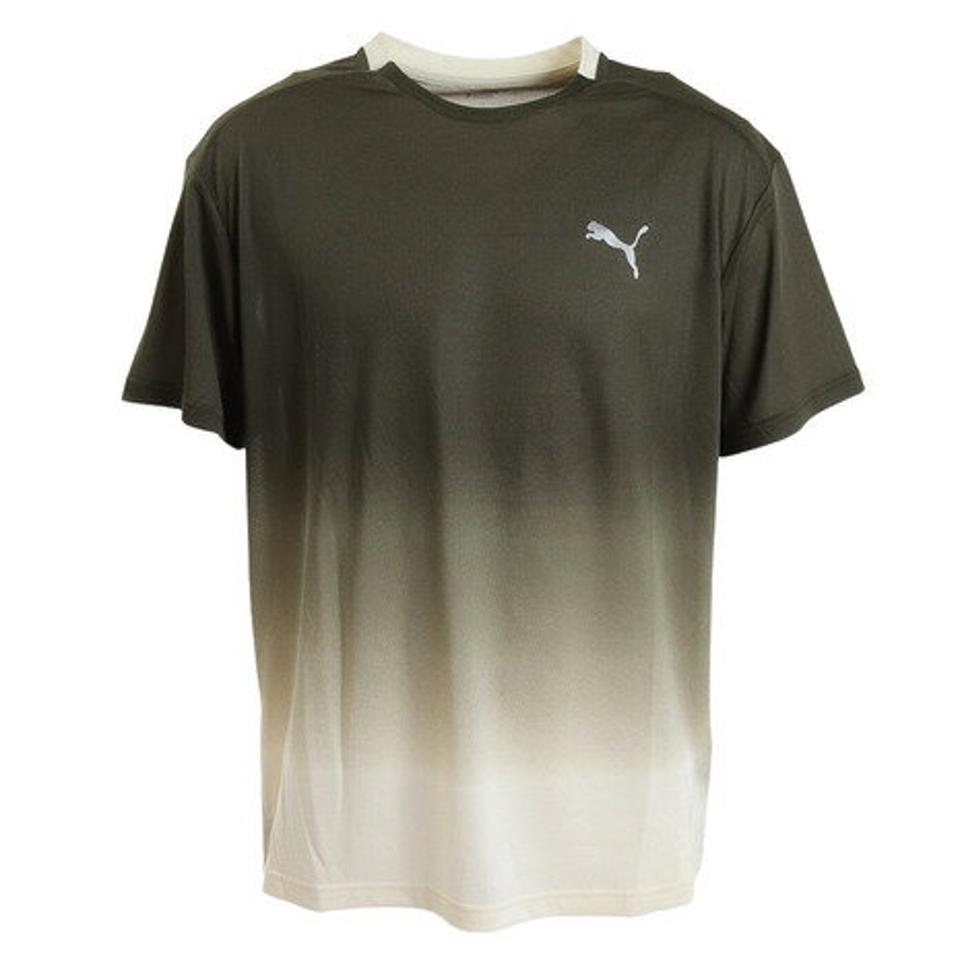 プーマ(PUMA)(メンズ)STYLE TECH AOP 半袖Tシャツ 676861 70 KHK