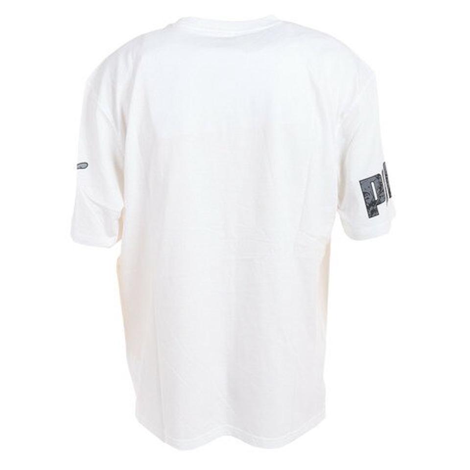プーマ（PUMA）（メンズ）半袖Tシャツ メンズ POWER サマーTシャツ 675706 02 WHT