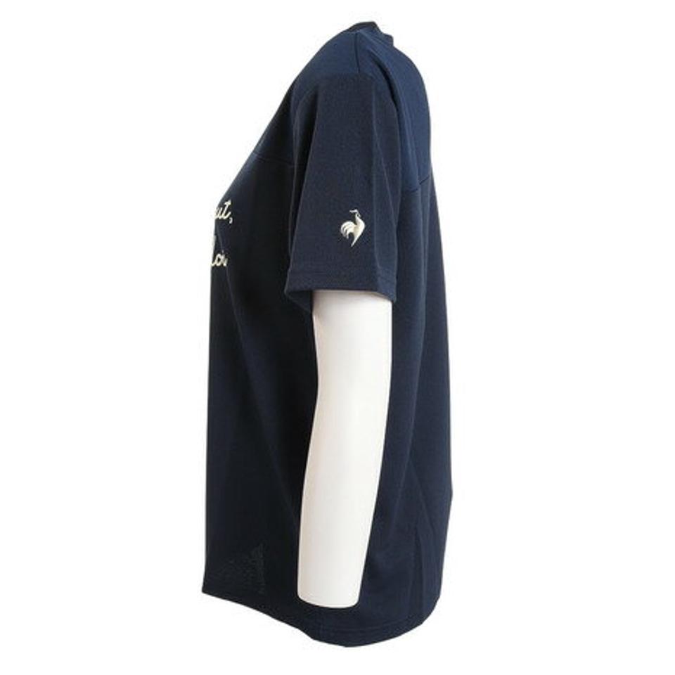 ルコック スポルティフ（le coq sportif）（レディース）半袖シャツ レディース EXcDRY D-Tec QMWVJA05 NV