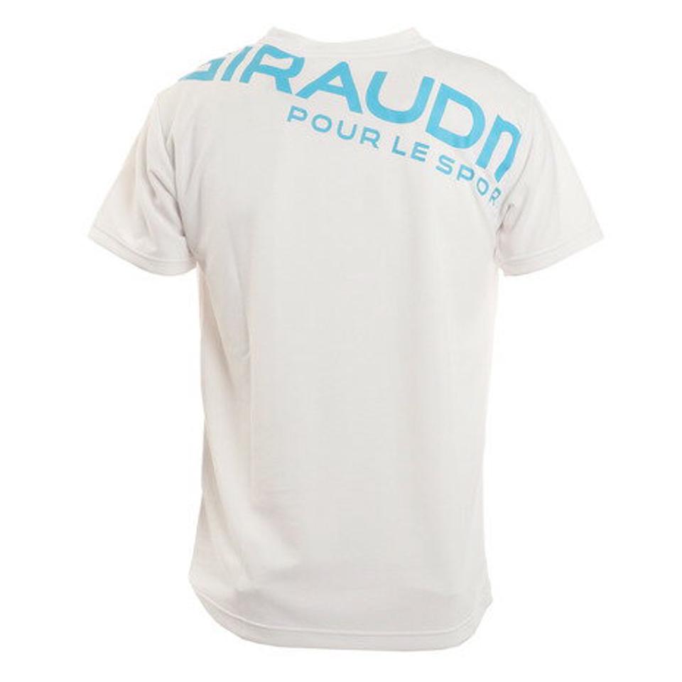 ジローム(GIRAUDM)(メンズ)半袖Tシャツ メンズ ドライ 吸汗速乾 放熱素材 UVカット 863GM1TP6694 WHT