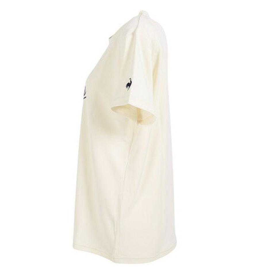 ルコック スポルティフ（le coq sportif）（レディース）SUNSCREEN ビッグロゴ 半袖Tシャツ QMWVJA03 WH