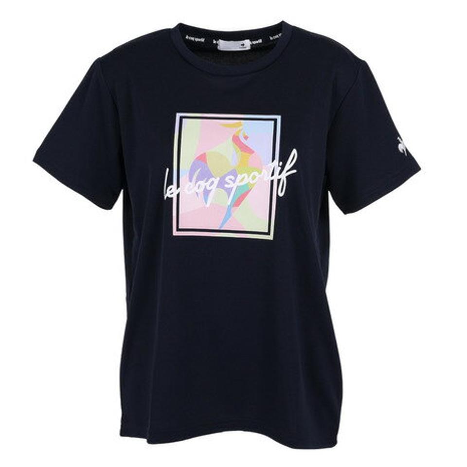ルコック スポルティフ(le coq sportif)(レディース)半袖Tシャツ レディースビッグロゴ QMWVJA03