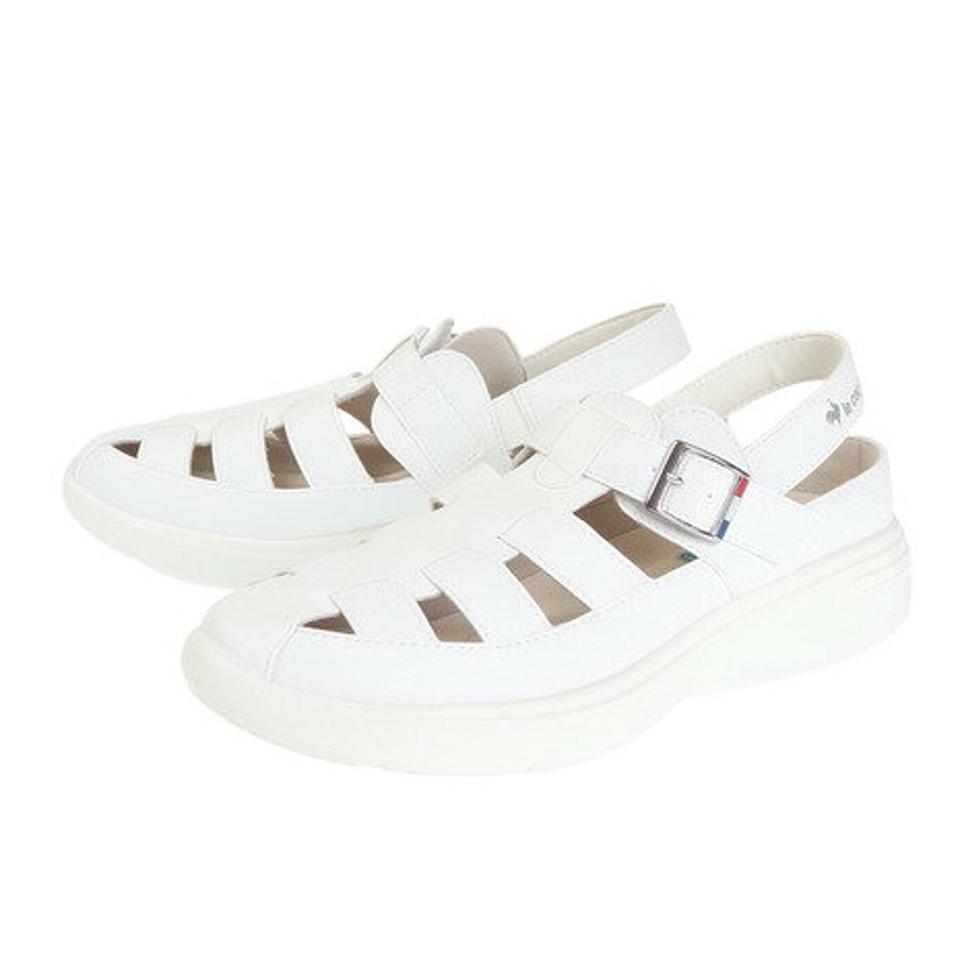ルコック スポルティフ（le coq sportif）（レディース）スニーカー ラ ローヌ GS ホワイト QL3VJC31WH サンダル スポーツシューズ 消臭 軽量 接触冷感