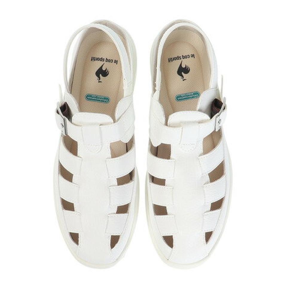 ルコック スポルティフ（le coq sportif）（レディース）スニーカー ラ ローヌ GS ホワイト QL3VJC31WH サンダル スポーツシューズ 消臭 軽量 接触冷感