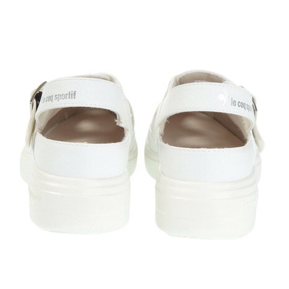 ルコック スポルティフ（le coq sportif）（レディース）スニーカー ラ ローヌ GS ホワイト QL3VJC31WH サンダル スポーツシューズ 消臭 軽量 接触冷感