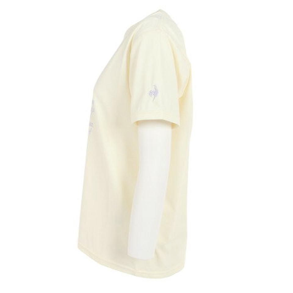 ルコック スポルティフ（le coq sportif）（レディース）半袖シャツ レディース ヘランカ SUNSCREEN QMWVJA01 WH