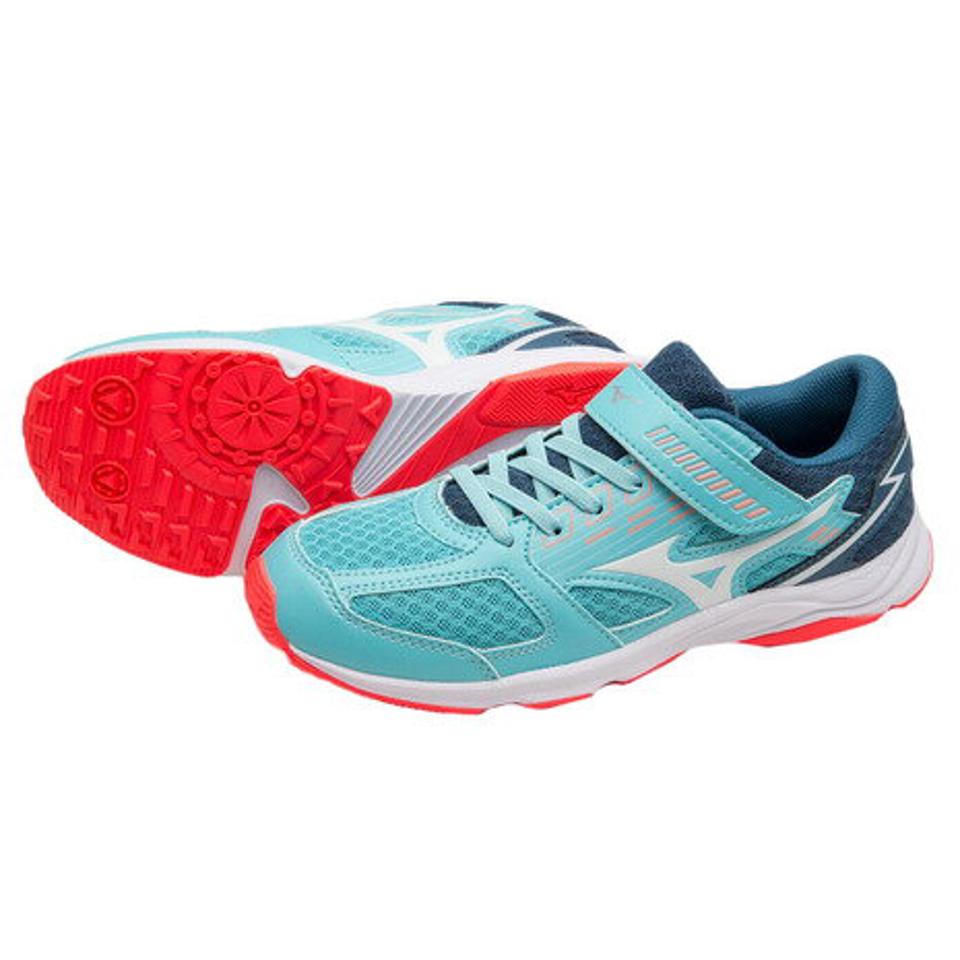 ミズノ（MIZUNO）（キッズ）ジュニアスポーツシューズ スピードスタッズ 3 K1GC2240 スニーカー ベルクロ ベルト付き 運動会 登校