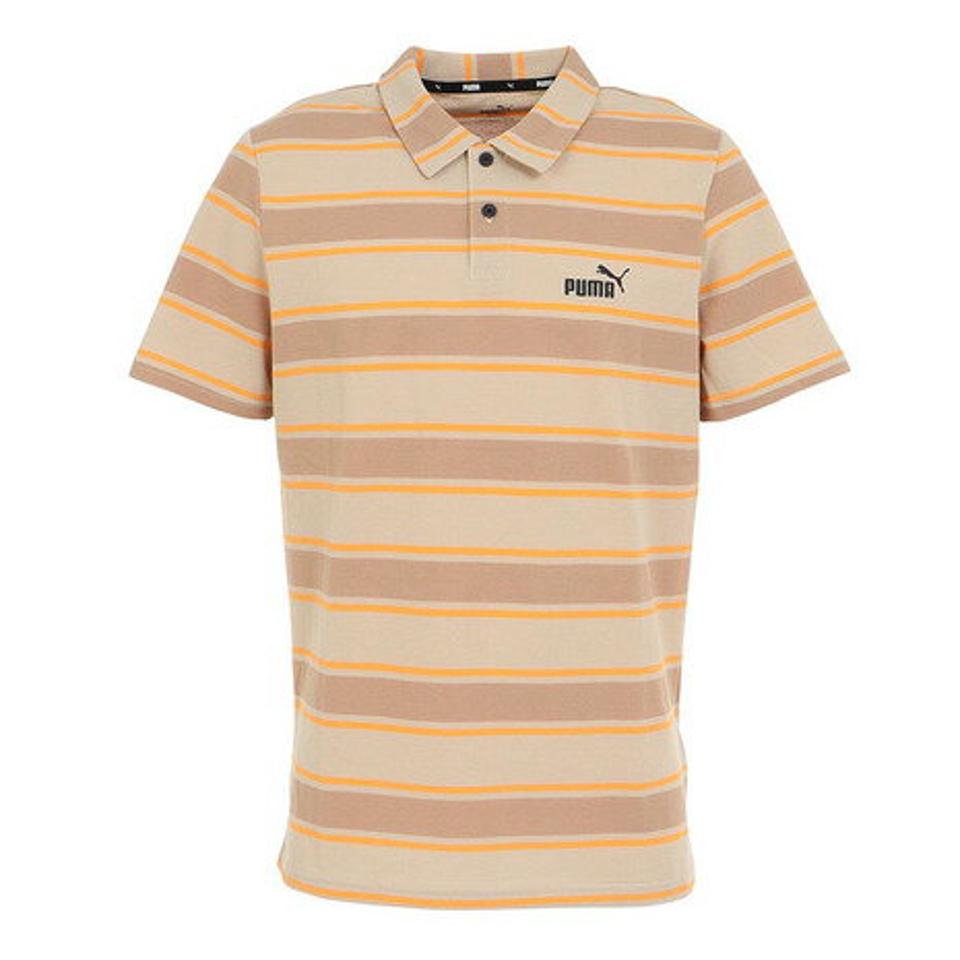 プーマ（PUMA）（メンズ）PPC ストライプ ポロシャツ 674907 88 KNR