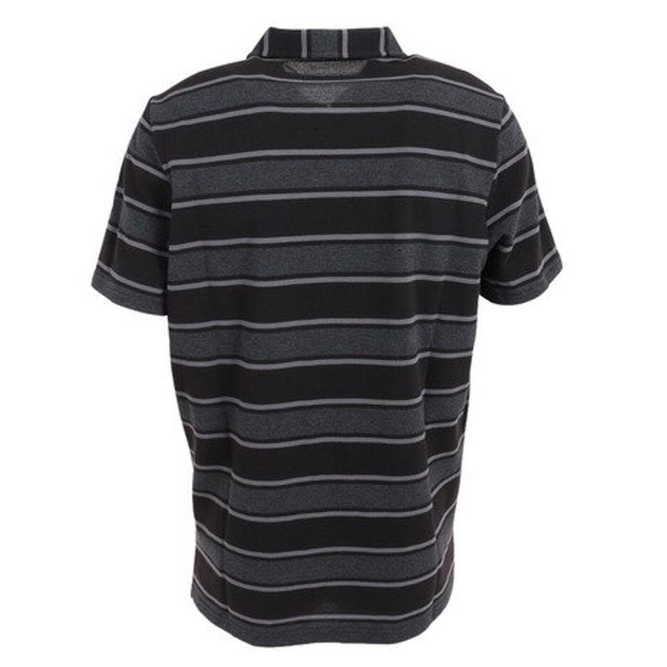 プーマ（PUMA）（メンズ）半袖ポロシャツ メンズ PPC ストライプ 674907 01 BLK