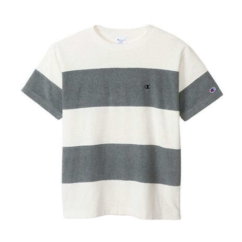 チャンピオン-ヘリテイジ(CHAMPION-HERITAGE)(メンズ)半袖Tシャツ メンズ ボーダー パネル C3-X360 010