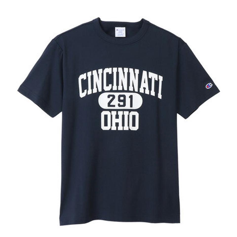 【2点で10%OFFクーポン対象!5/25まで】チャンピオン-ヘリテイジ(CHAMPION-HERITAGE)(メンズ)半袖Tシャツ メンズ ショートスリーブ カレッジプリント C3-X344 370